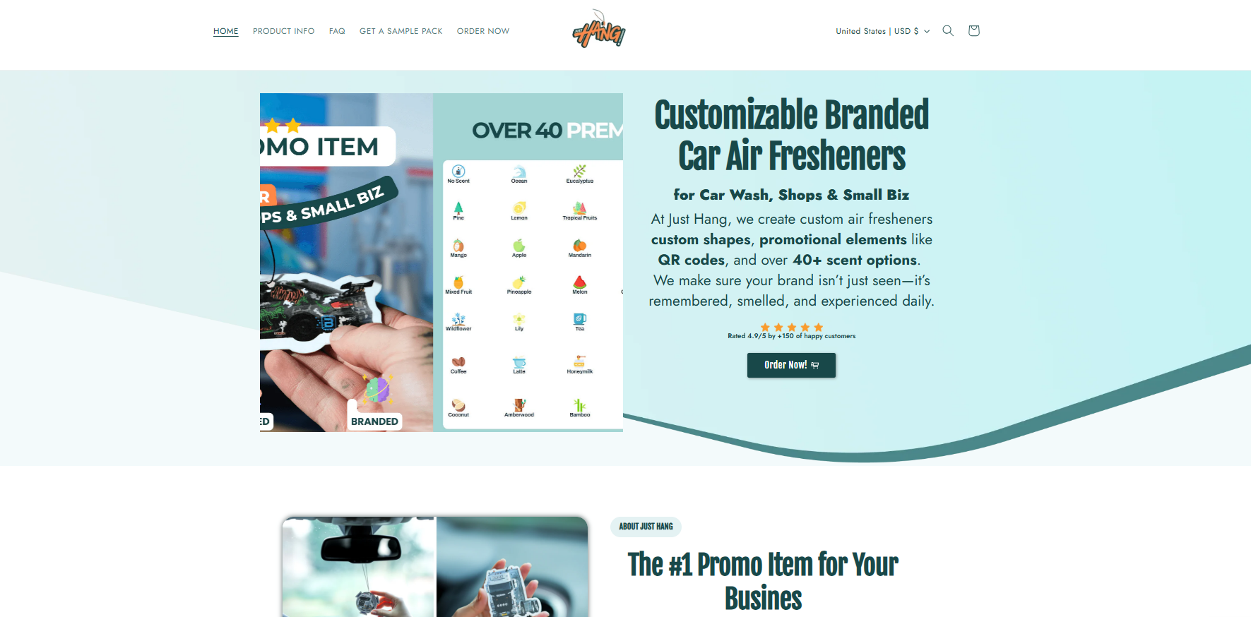 Just Hang Fresheners